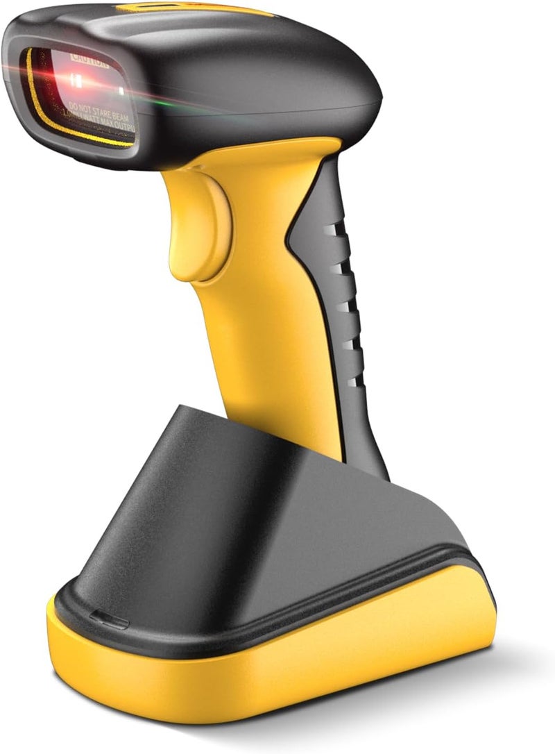 NetumScan Industrial Bluetooth QR Barcode Scanner, IP67 Waterproof & 7M Drop Proof, 2600mAh Wireless 1D 2D Bar Code Scanner with Charging Stand for Store, POS, Computer, iPhone, Android RD-1288(NS) - Image 1